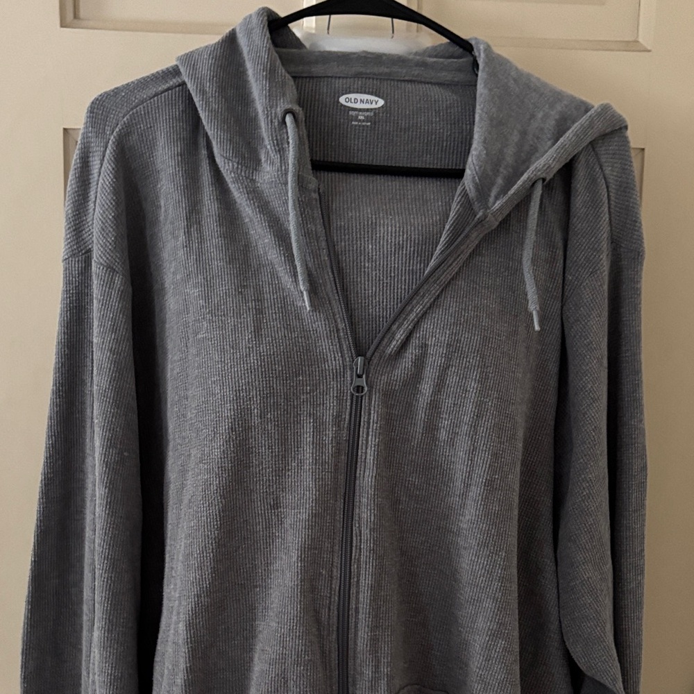 Old Navy Grey Hooded Jacket